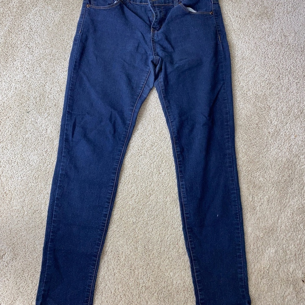 Forever 21 Men's Dark Blue Skinny Jeans